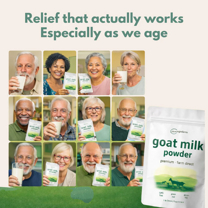 Goat Milk Powder - 2LB, Rich in Protein, Calcium, & Probiotics Dairy Milky